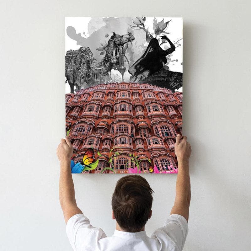 The Hawa Mahal Wall Painting – Set Of Two – Phetally